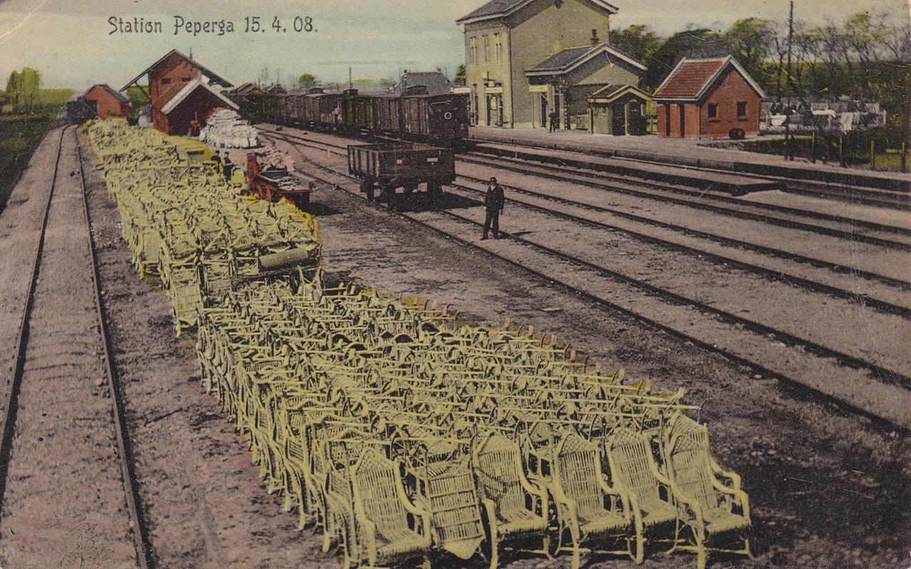Station Peperga in 1908. Station Peperga in 1908.