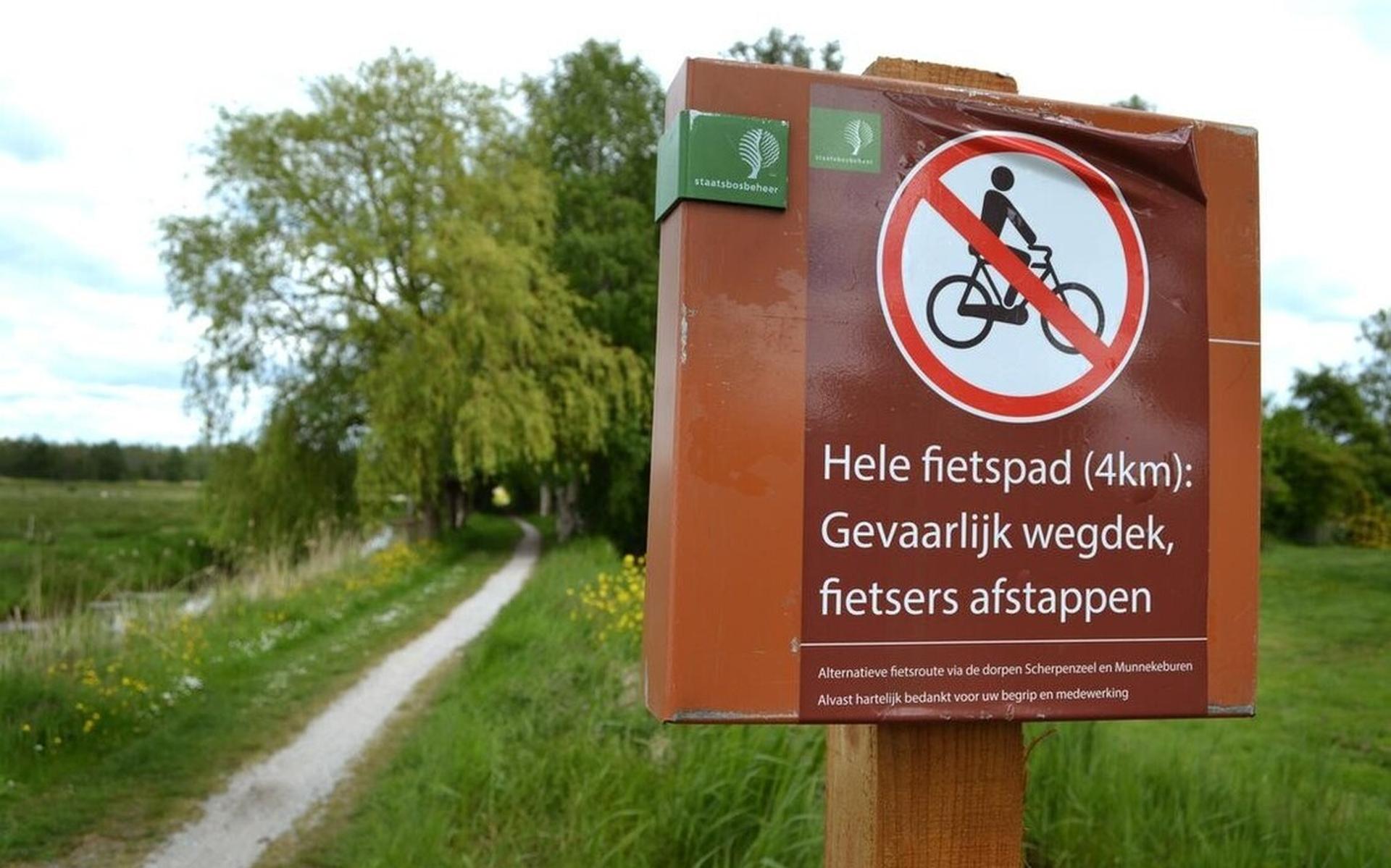 Aanwonenden voetpad Munnekeburen en Scherpenzeel willen dat Staatsbosbeheer pad gaat onderhouden