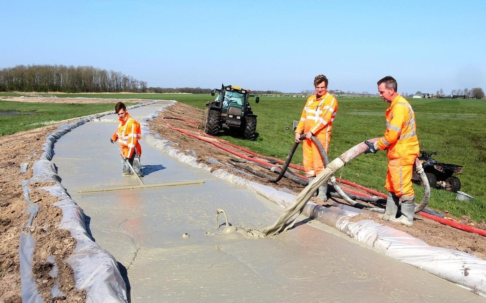 Schuimbeton zorgt voor stevigheid - Stellingwerf