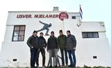 Bestuur v.l.n.r. Jos Koopman, Cor van der Tol, Gerard Ziel, Peter Beets en Franke Hoekstra. FOTO LENUS VAN DER BROEK