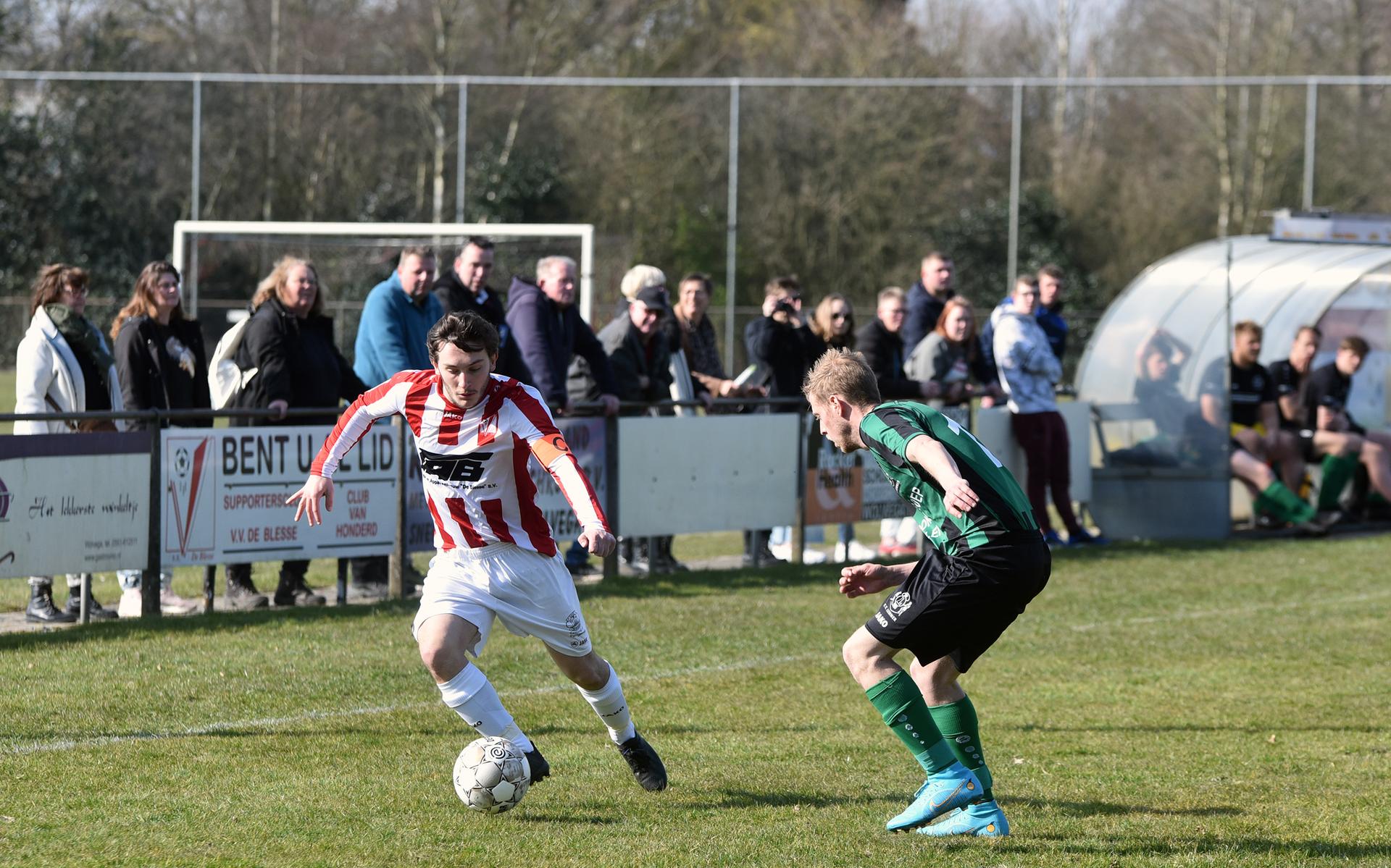 VV De Blesse speelt gelijk tegen VV Lemmer