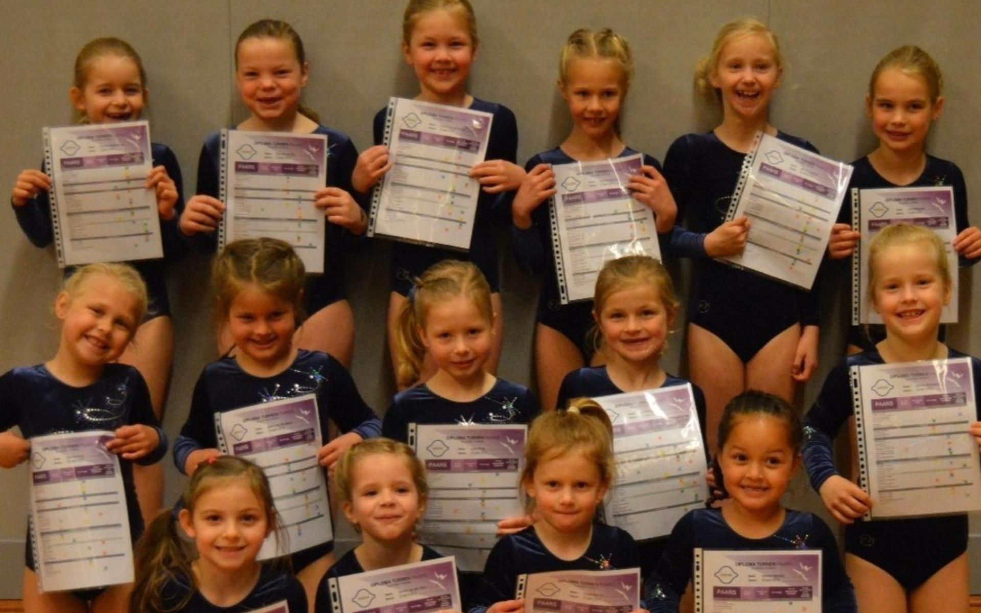 Turnsters Arena slagen voor kleurendiploma - Stellingwerf