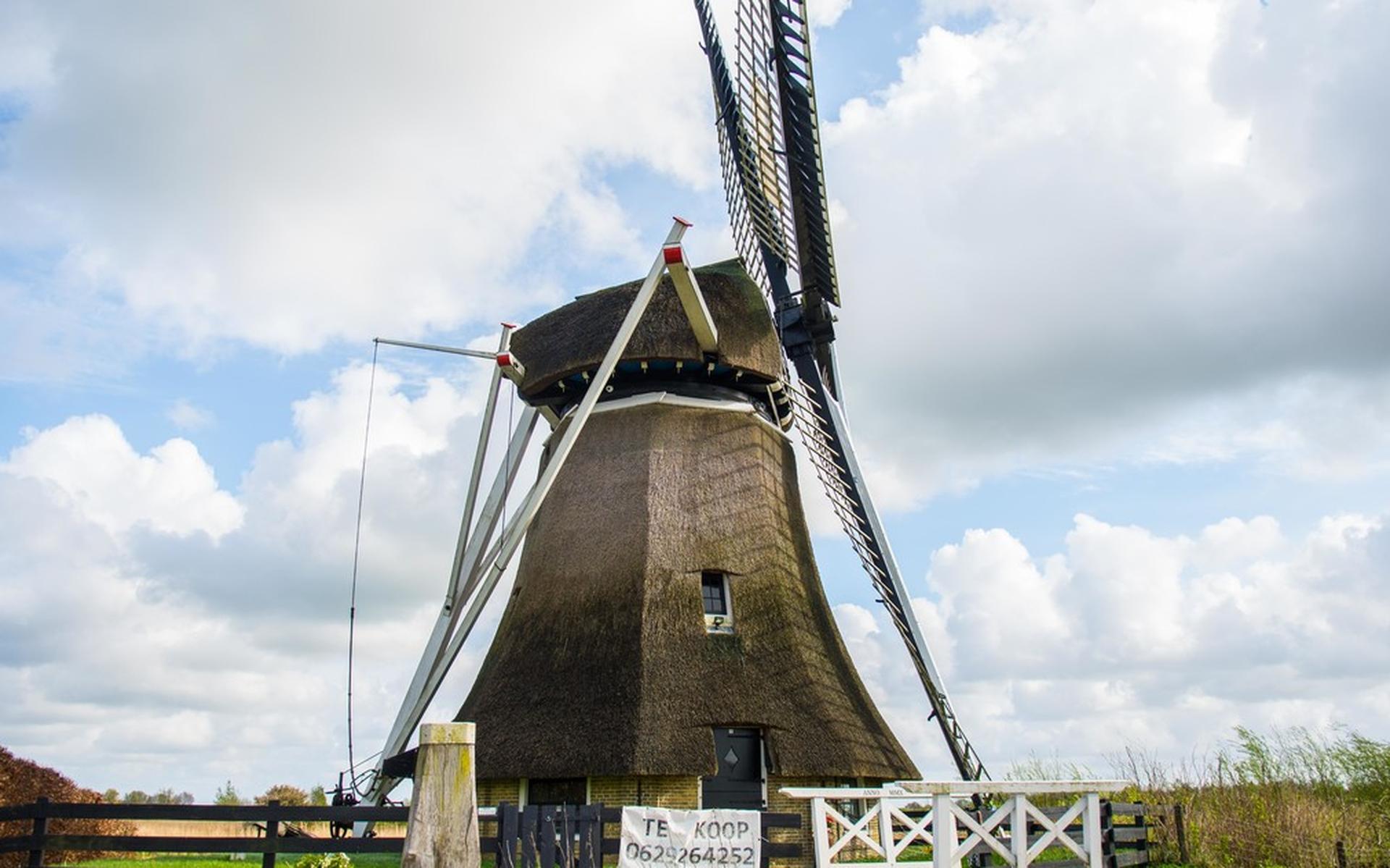 Wieken van molen De Rietvink draaien uit voorzorg niet - Stellingwerf