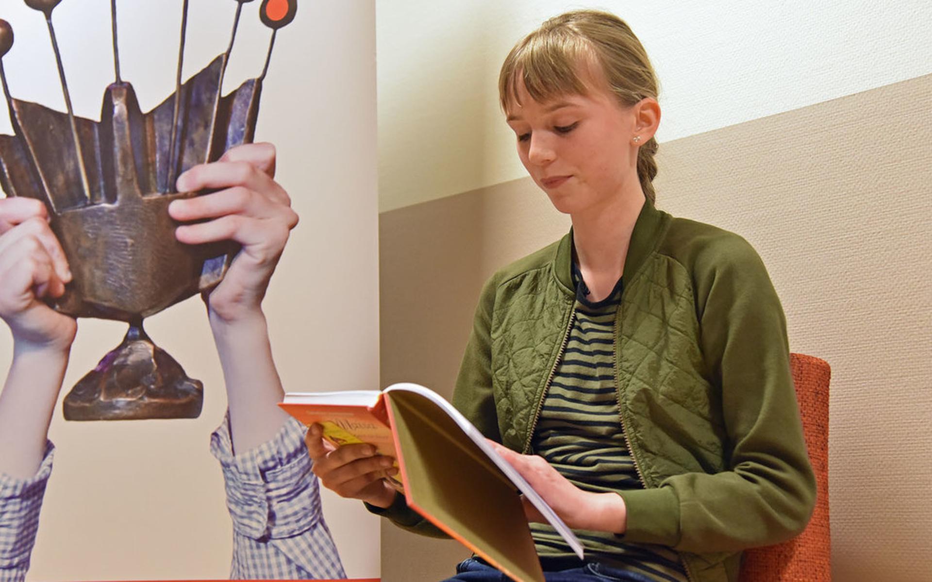 Elise Ziel is de voorleeskampioen van Weststellingwerf