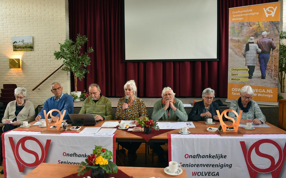 De Onafhankelijke Seniorenvereniging Wolvega houdt haar algemene ledenvergadering.