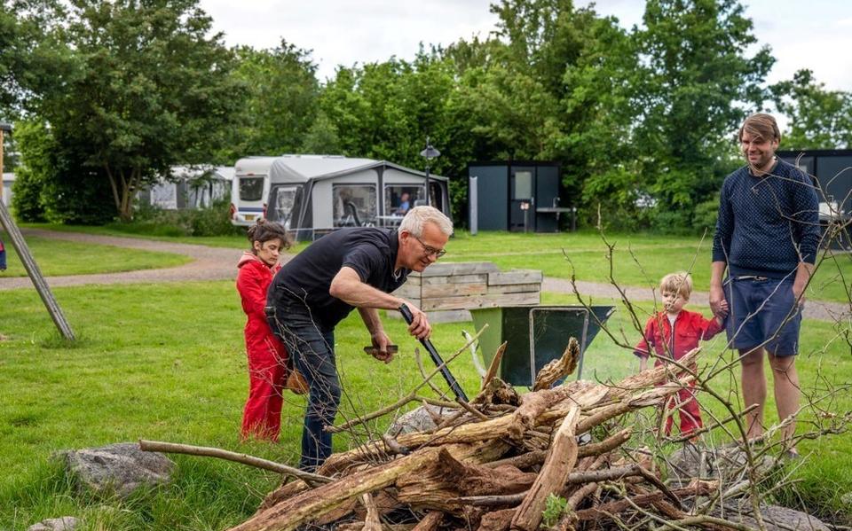 Kamperen bij de boer in Oldeholtwolde.