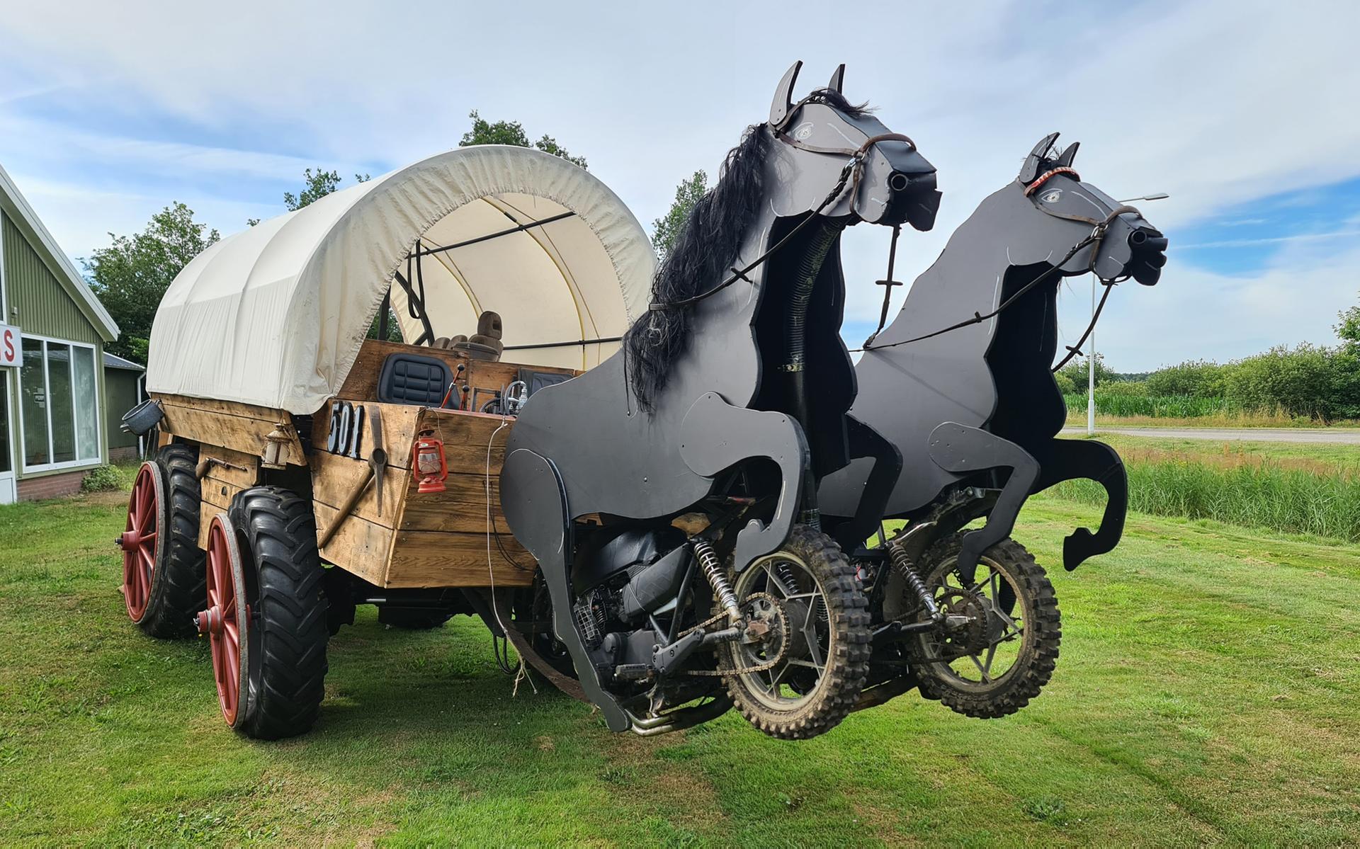 Vriendengroep uit Sonnega en Oldelamer gaat met bijzondere voertuigen naar Zwarte Cross