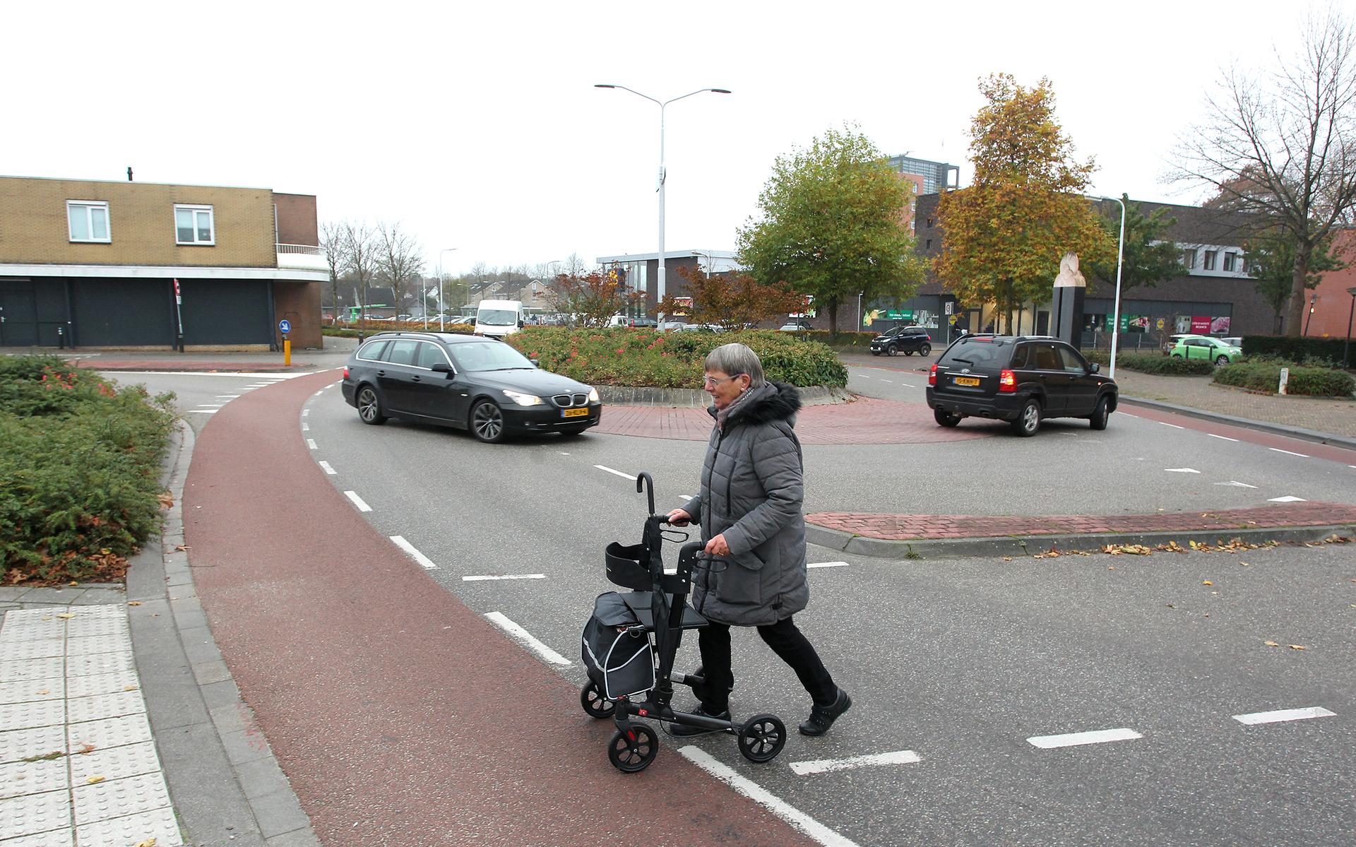 ‘Vooral de oversteek van de Spoorlaan naar het winkelgebied is een stressvolle aangelegenheid.'
