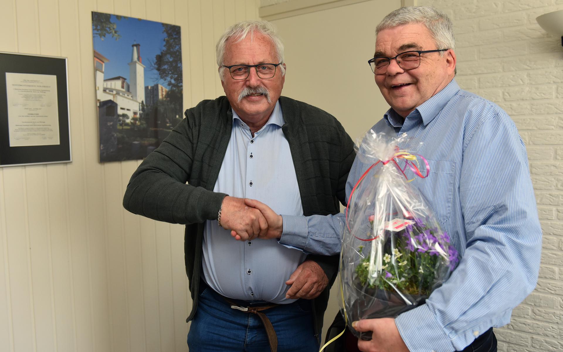 Bestuurslid Gerard Kouwenhoven nam afscheid als bestuurslid.