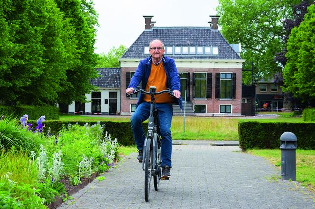 Bauke Modderman, voorzitter van het bestuur van de Fiets4daagse.