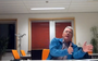 Geluidsdeskundige Henk Beukelaar sprak in bij de raadsvergadering.