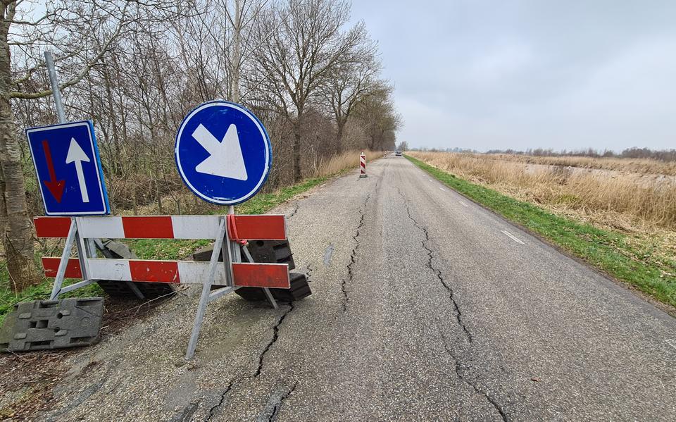 De Lemsterweg in Munnekeburen.