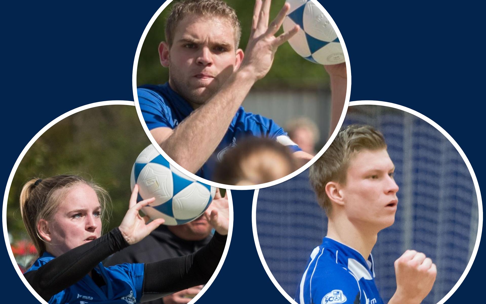 Kim van Dalen, Pascal Frieswijk en Melvin Frieswijk.