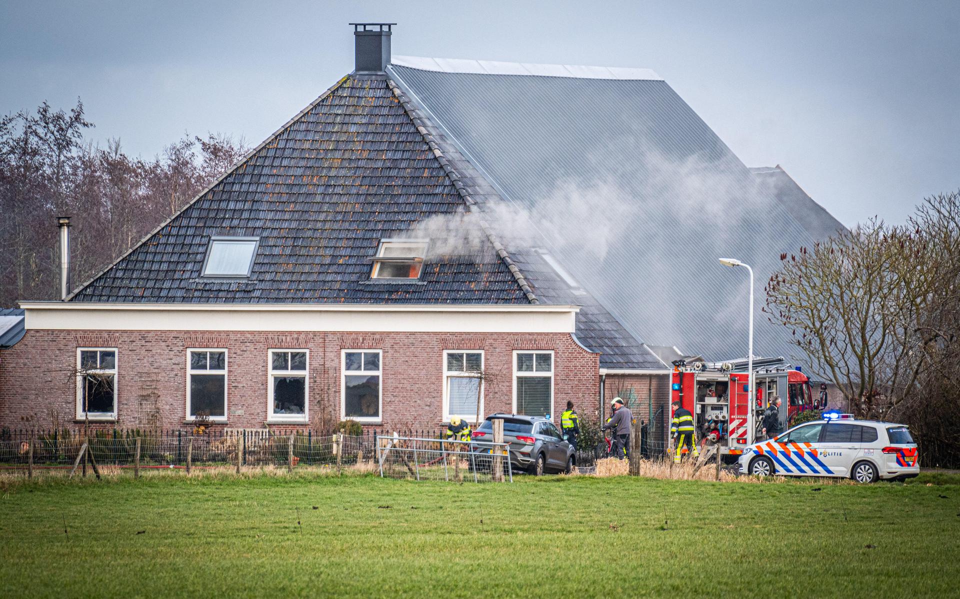 Brand breekt uit in woning in Munnekeburen - Stellingwerf
