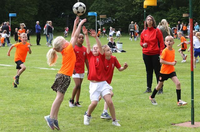 Schoolkorfbaltoernooi in Noordwolde is weer één groot feest. Tuindorpschool uit Wolvega grote winnaa