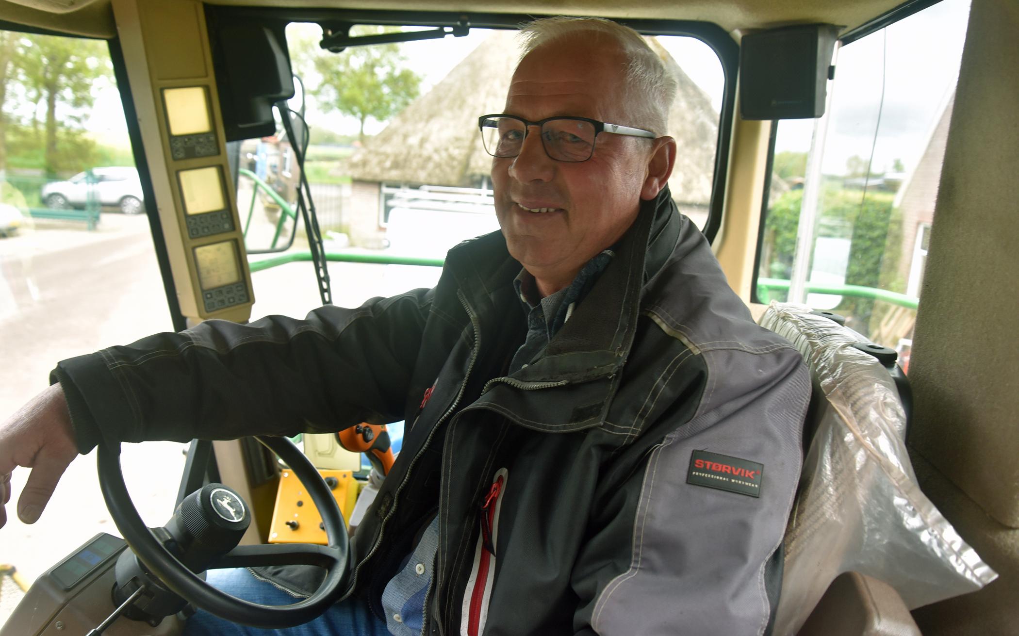 Na 44 jaar loonwerk gaat Pieter Oenema met pensioen