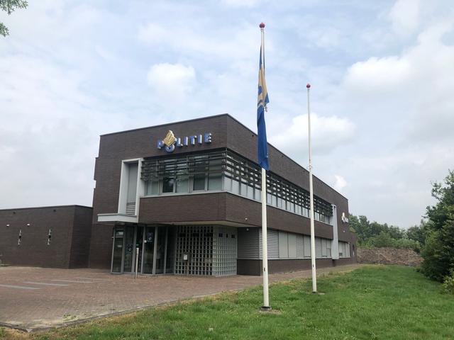 Het politiebureau aan de Grote Weegbree in Wolvega. 