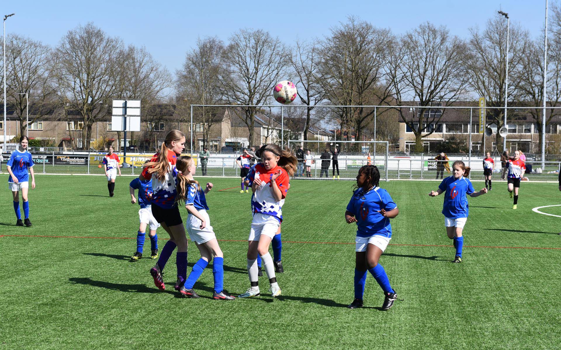 Met een kleine 400 jeugdige voetballertjes verdeeld over bijna 40 teams waren alle basisscholen van Weststellingwerf vertegenwoordigd.