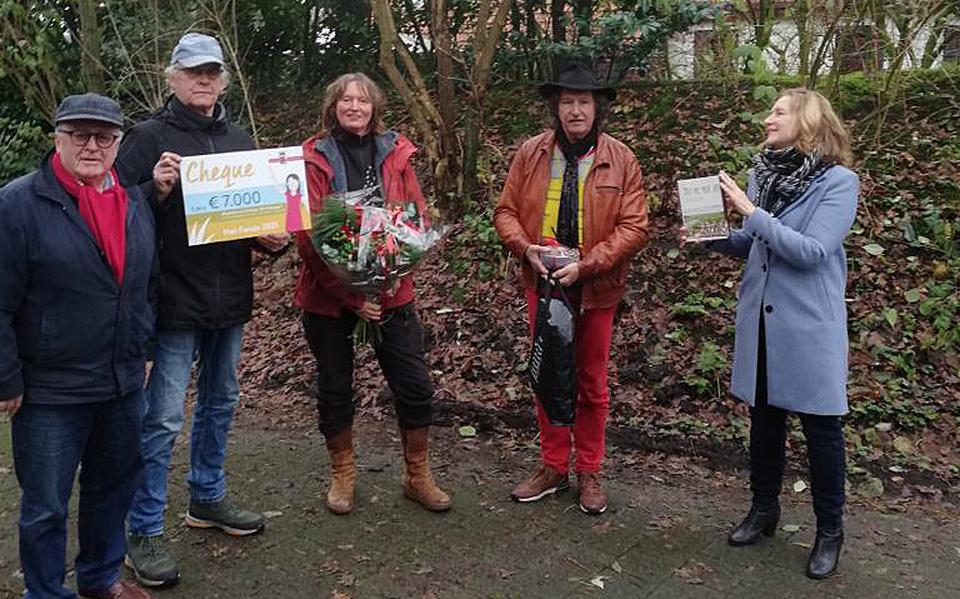 Frans Wuijts, Hans Salverda, Nicolette Hartong, Karst Berkenbosch en Esther Verhagen. FOTO MARTEN TEL 