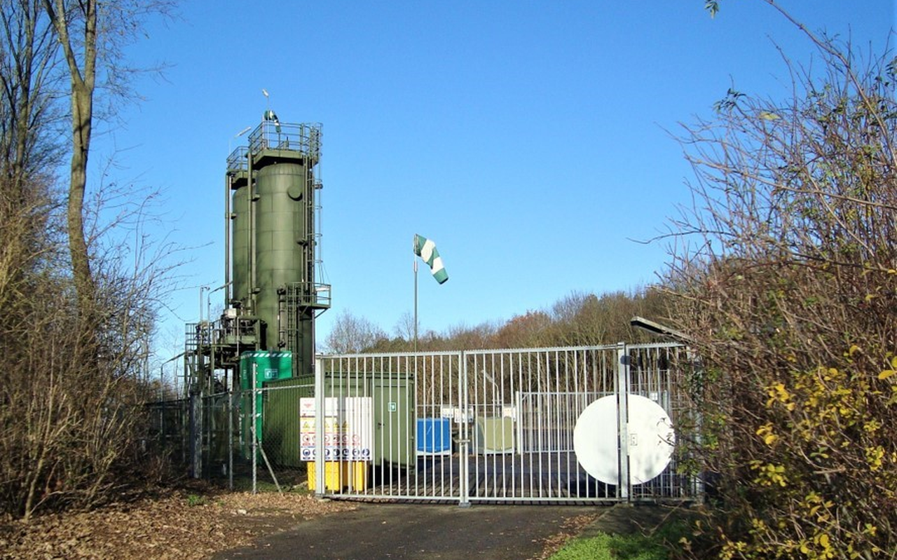 Het veld is aangeboord vanaf de winlocatie in Noordwolde. Het veld is aangeboord vanaf de winlocatie in Noordwolde.