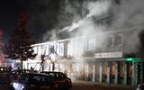 Uitslaande brand in een bovenwoning aan het Van der Sandeplein in Wolvega op woensdagavond 12 oktober.