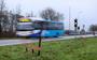 Bussen van Arriva staan door de files op de parallelweg tussen Joure en Sneek regelmatig in de file. 