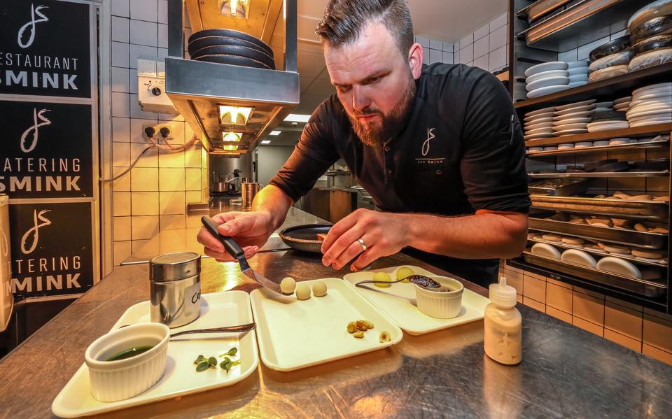 Chef-kok Jan Smink uit Wolvega. 