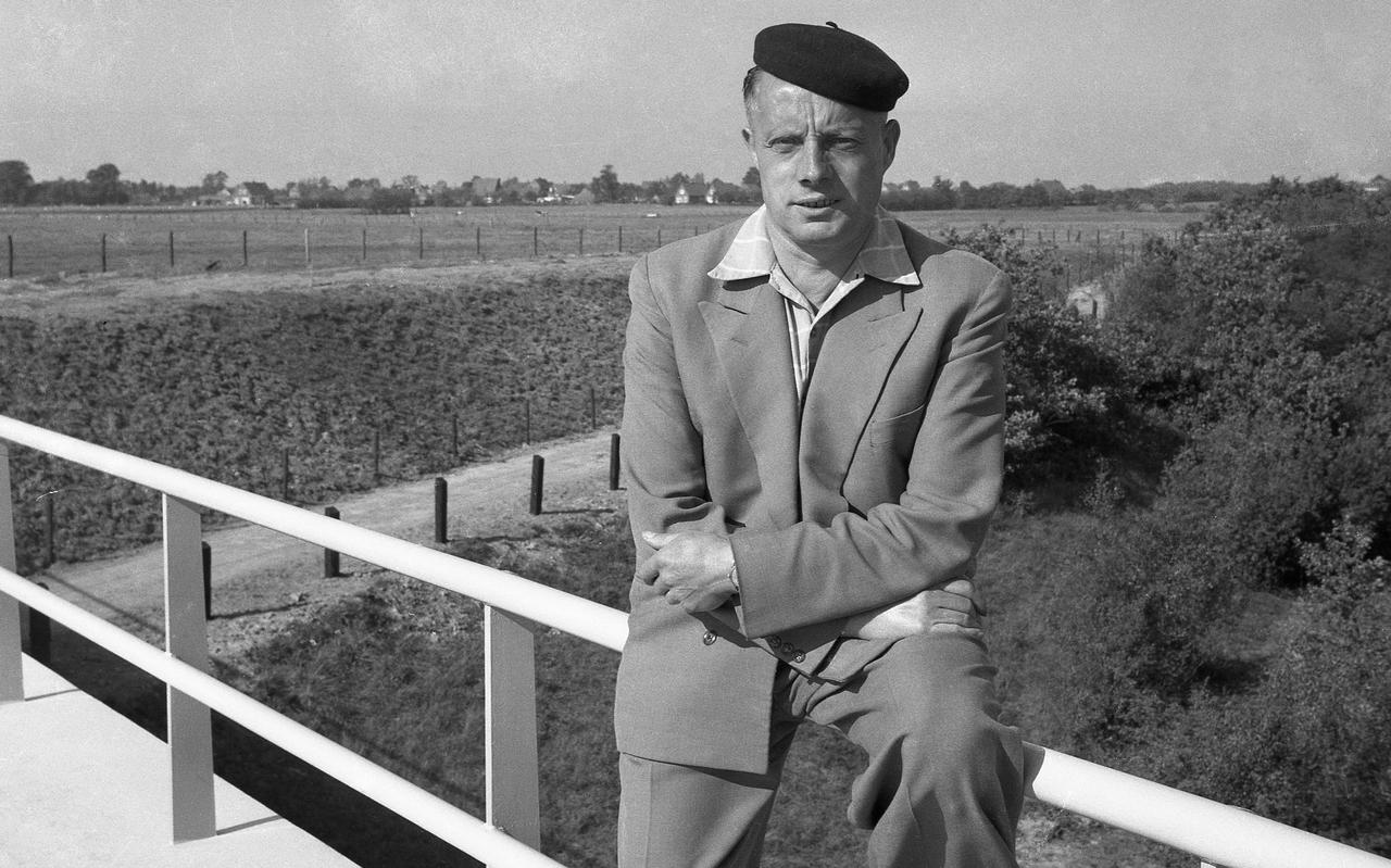 Johannes Wardenier in de jaren vijftig. FOTO HENK BRUINENBERG, ARCHIEF TEUN SMIT, STEENWIJK